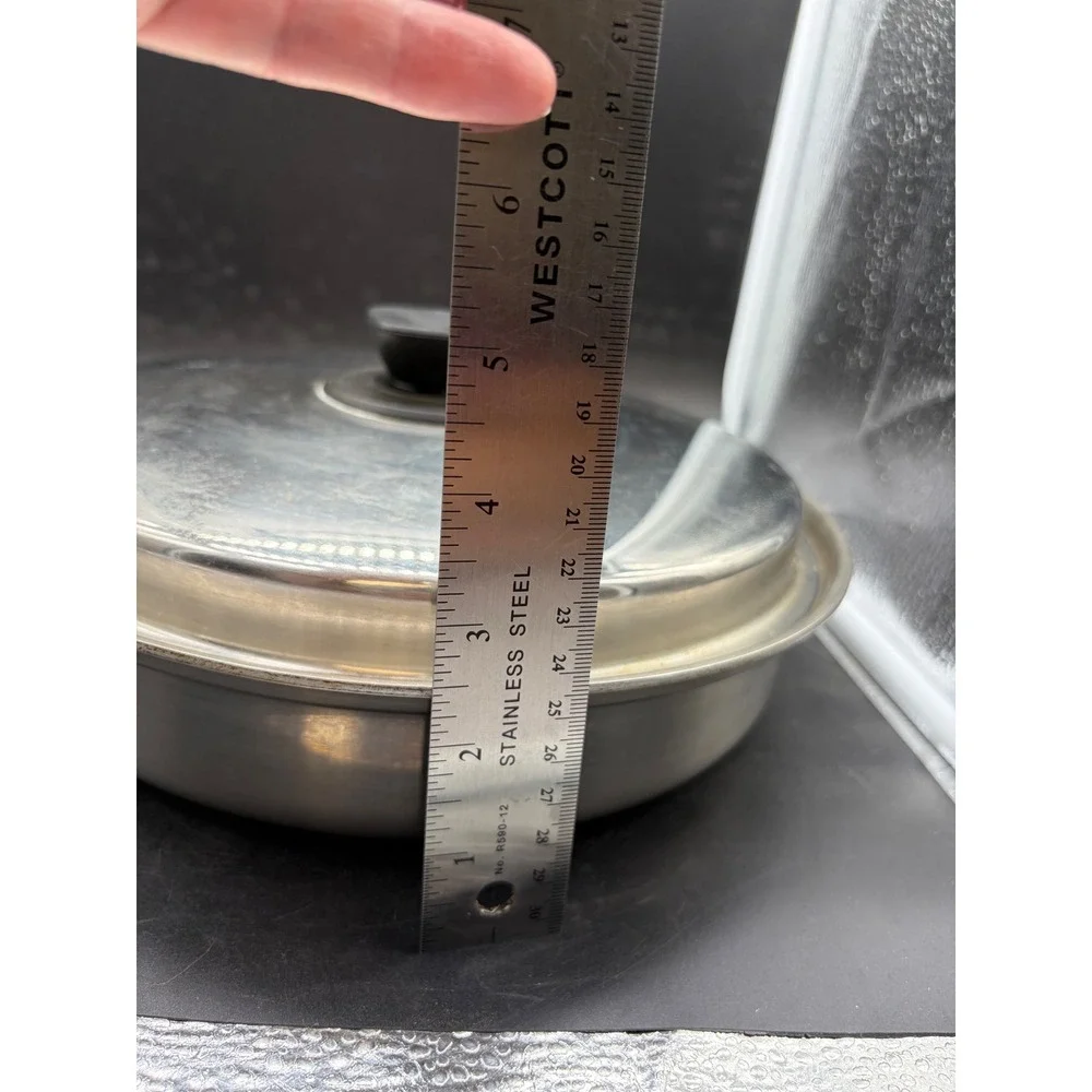 Vita Craft 5511 Nicro-Ply Stainless Steel 11 inch Skillet Pan with Lid USA Made